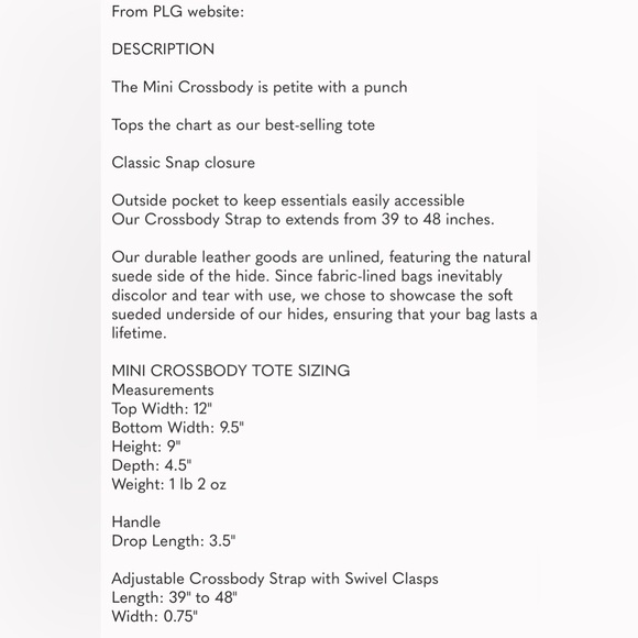 Portland Leather Gray Crossbody Bag - Picture 9 of 9